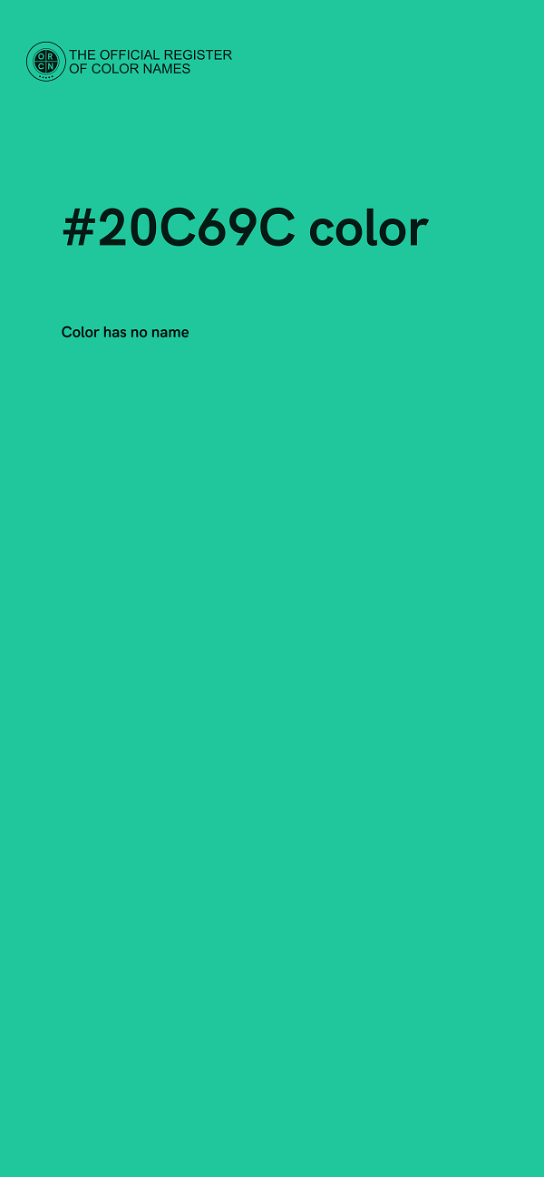 #20C69C color image