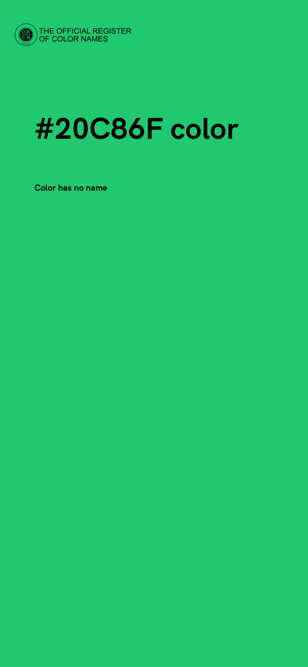 #20C86F color image