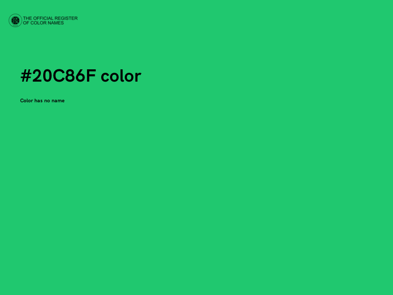 #20C86F color image