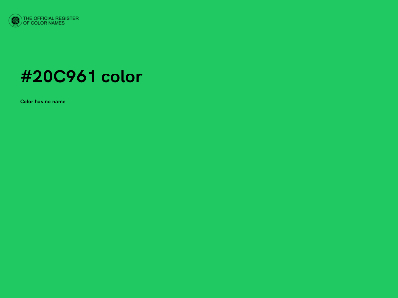 #20C961 color image