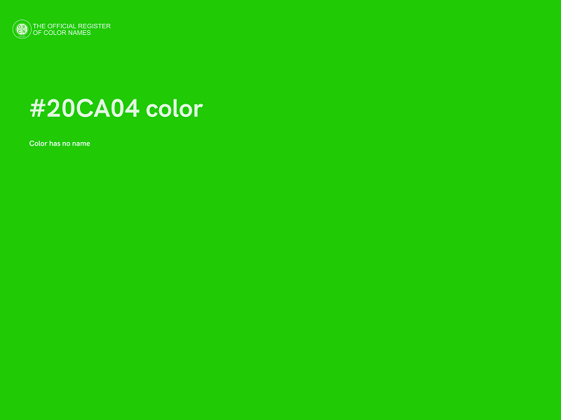 #20CA04 color image