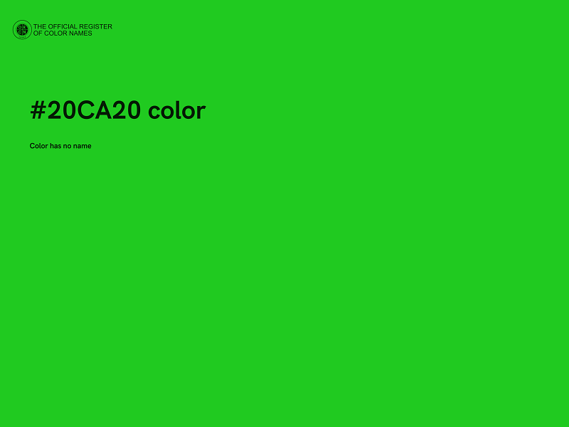 #20CA20 color image