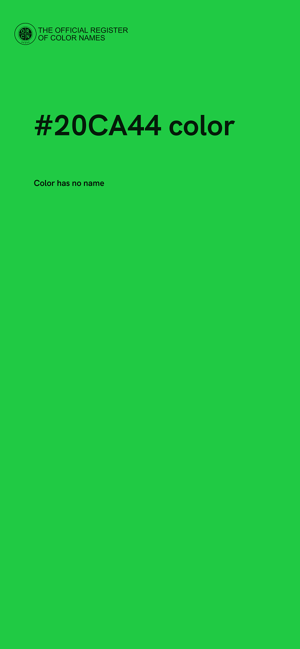 #20CA44 color image