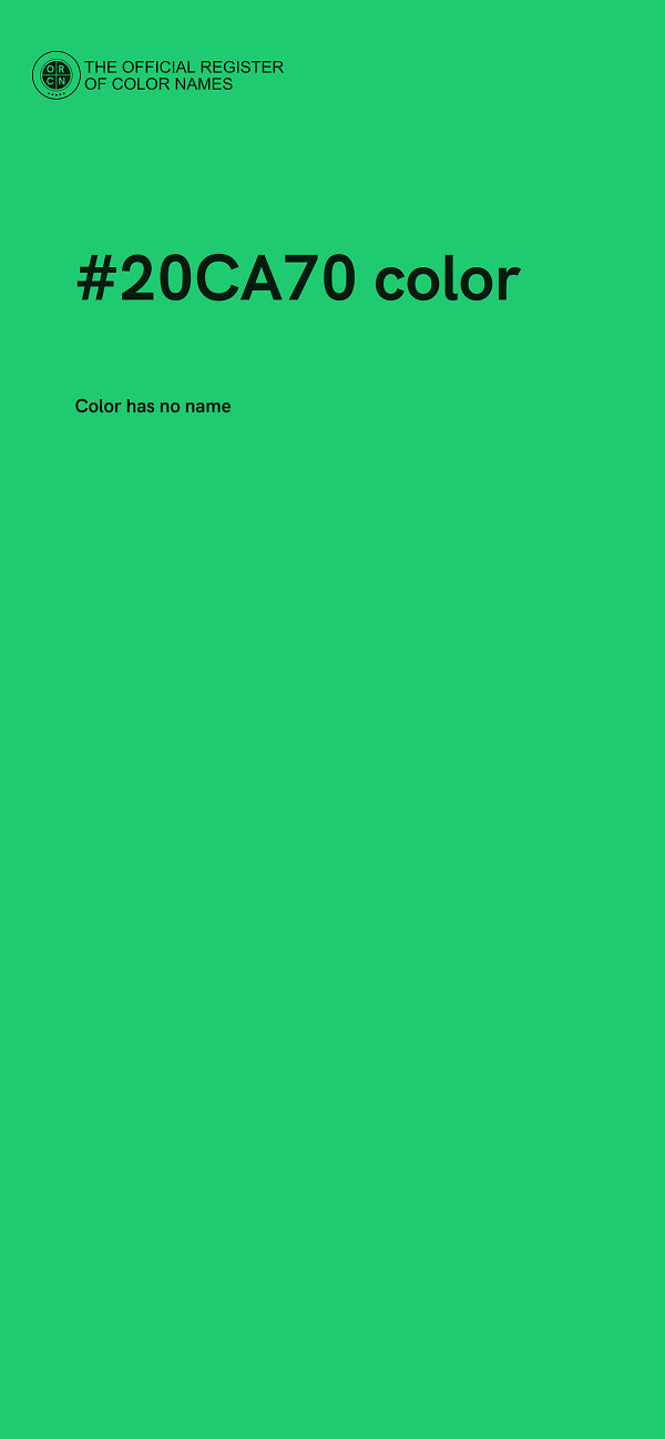 #20CA70 color image