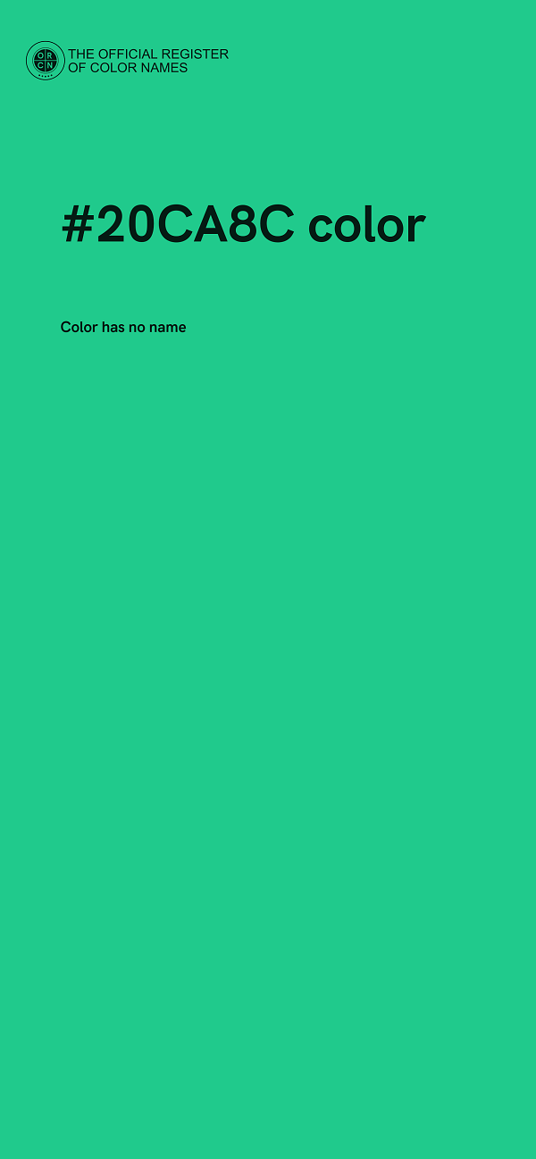 #20CA8C color image