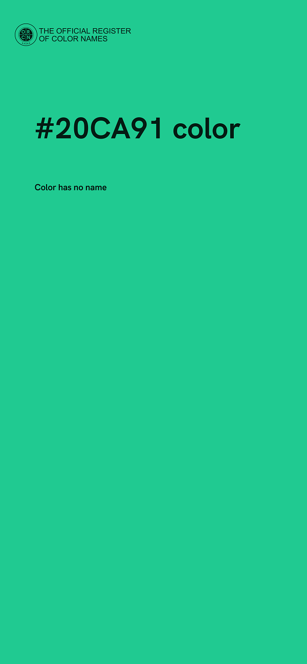 #20CA91 color image