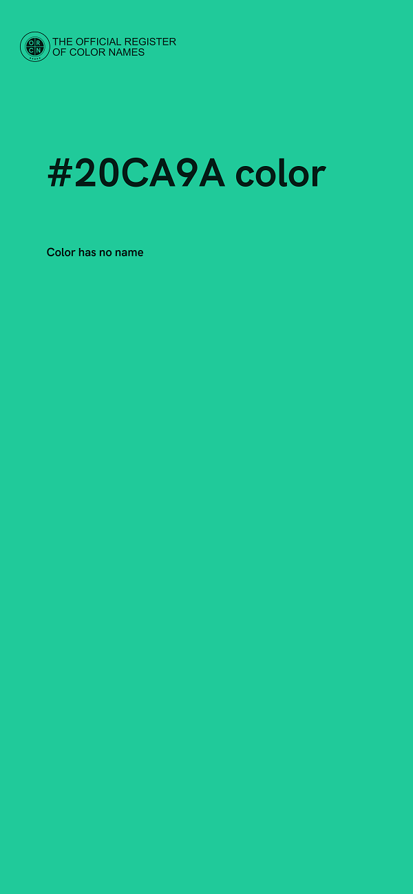 #20CA9A color image