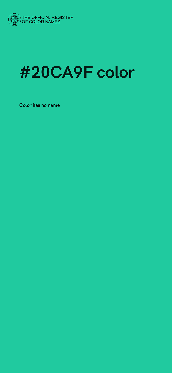 #20CA9F color image