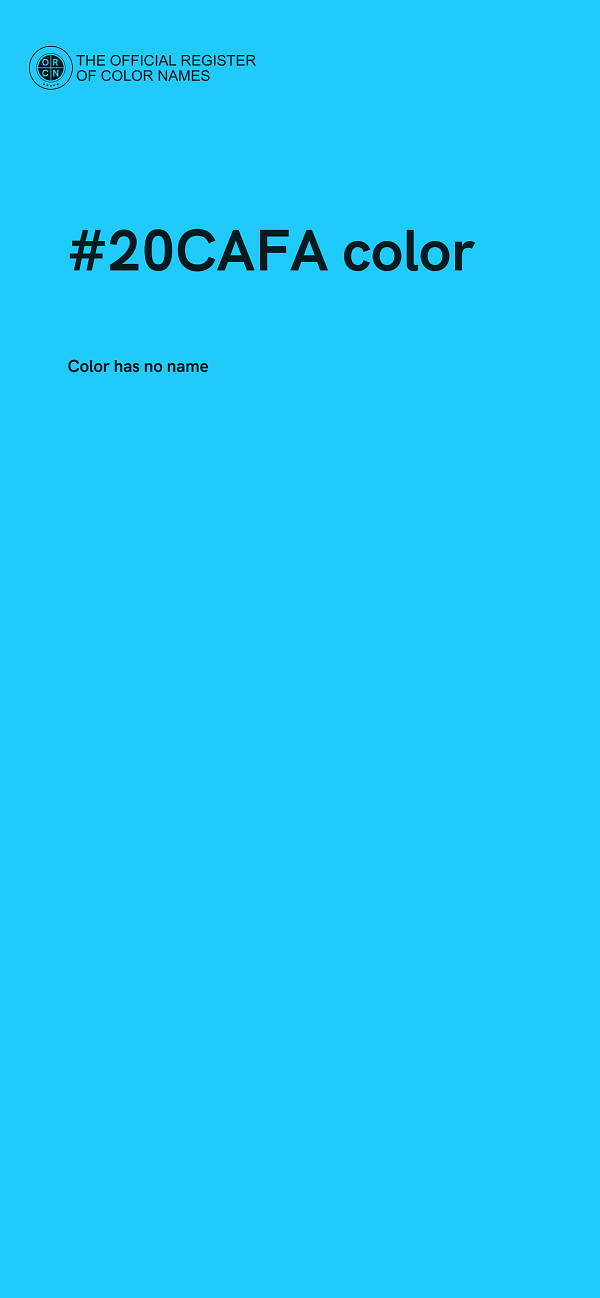 #20CAFA color image