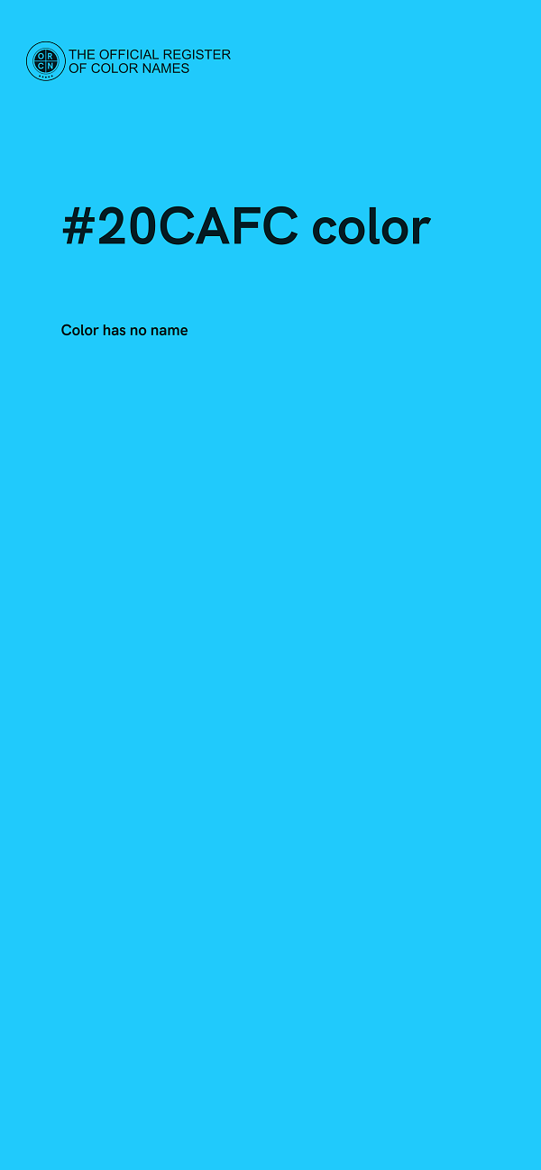 #20CAFC color image