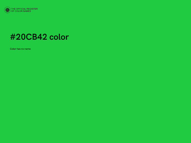 #20CB42 color image