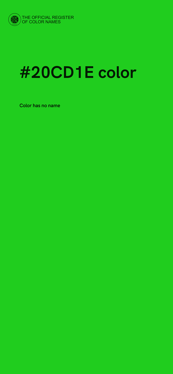 #20CD1E color image