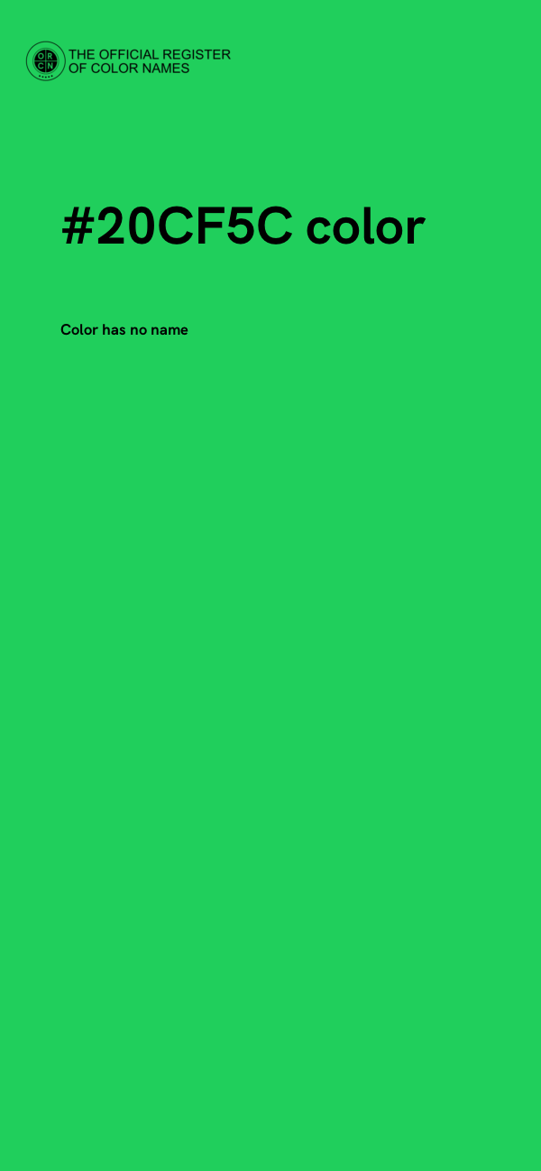 #20CF5C color image