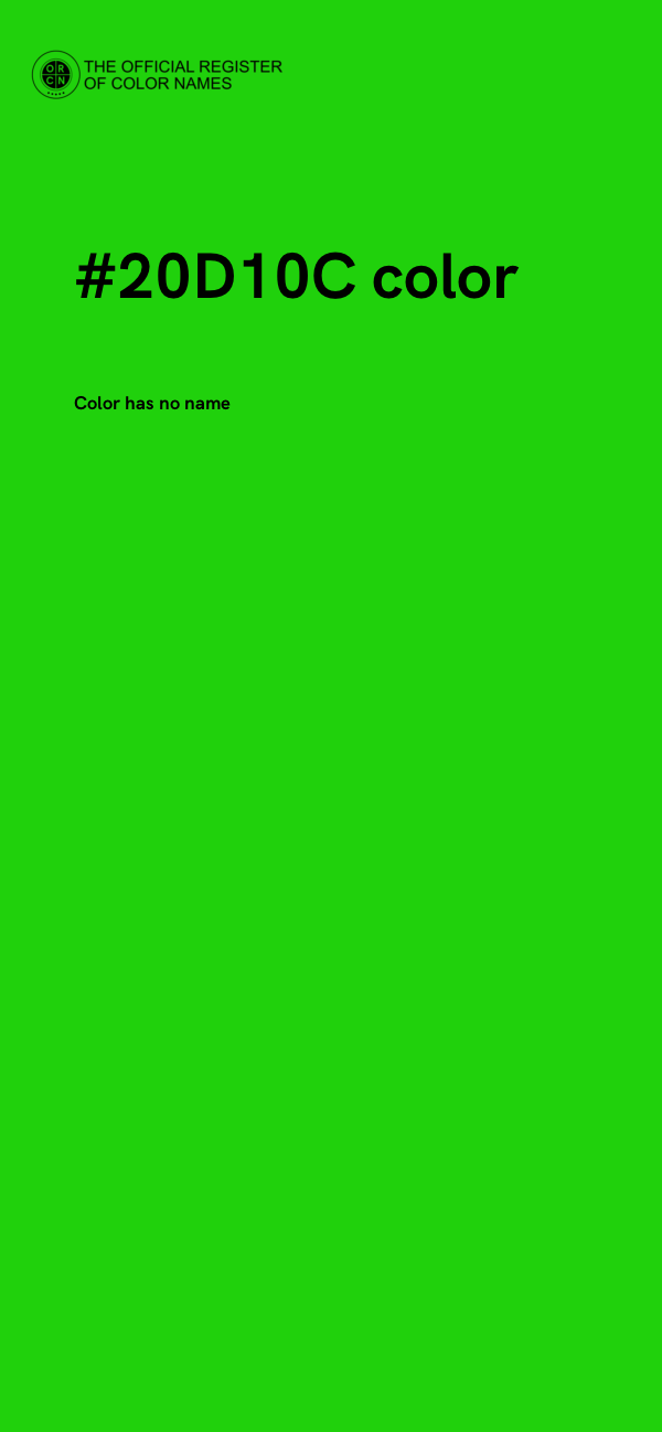 #20D10C color image
