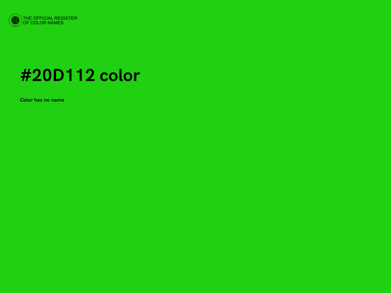 #20D112 color image
