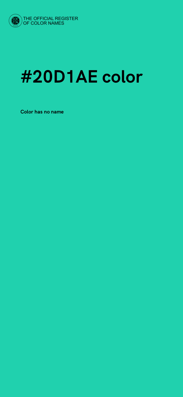 #20D1AE color image