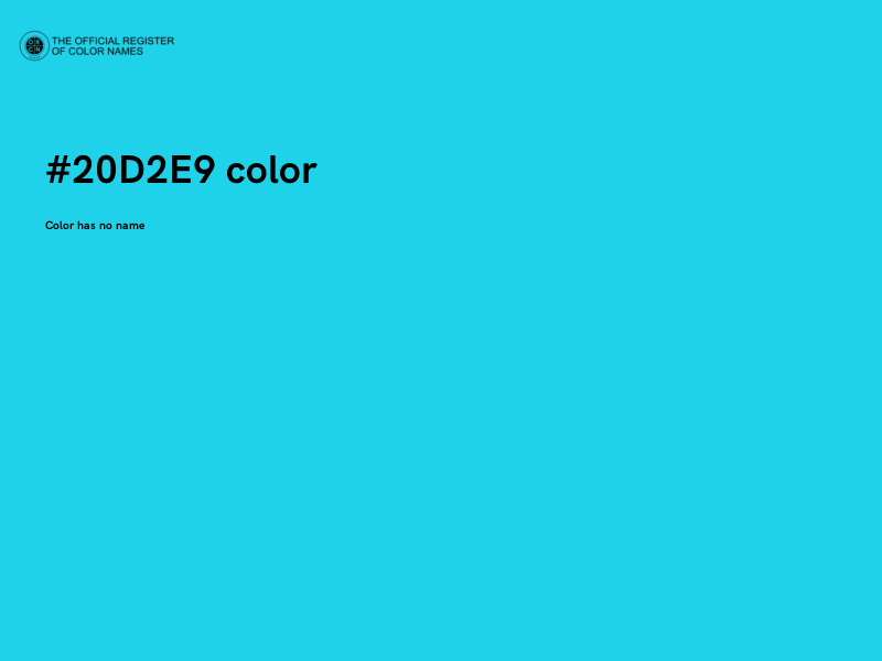 #20D2E9 color image