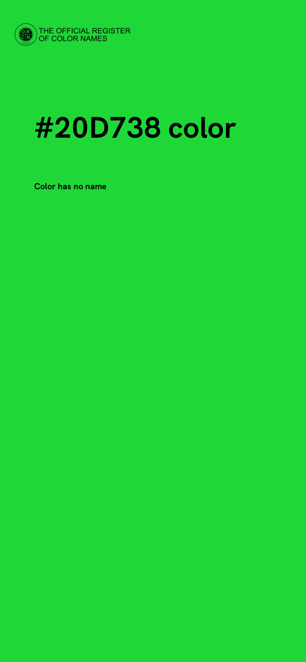 #20D738 color image