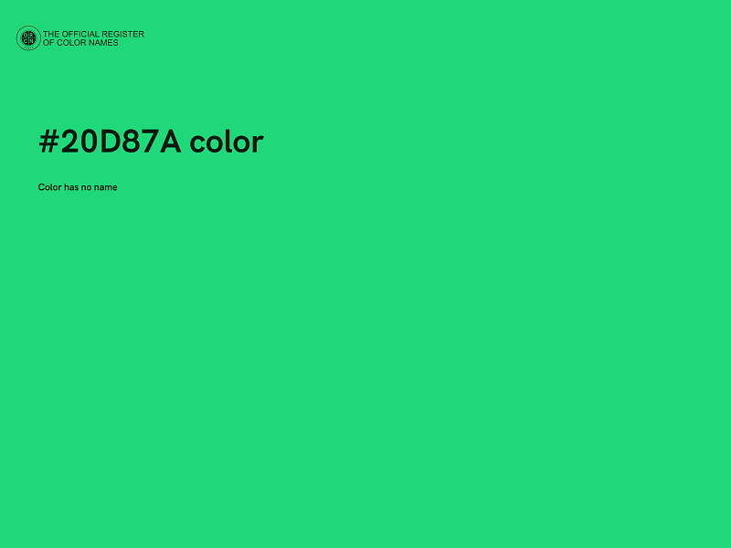 #20D87A color image