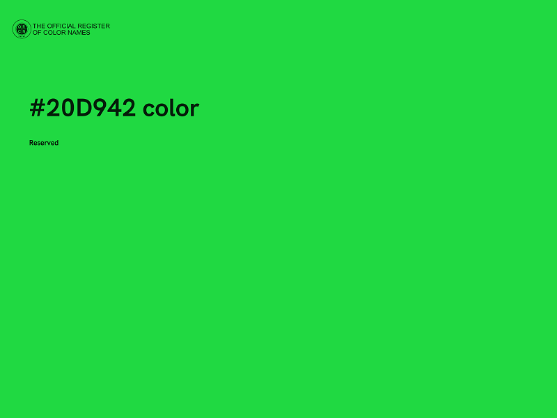 #20D942 color image