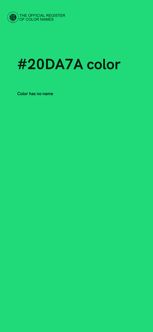 #20DA7A color image