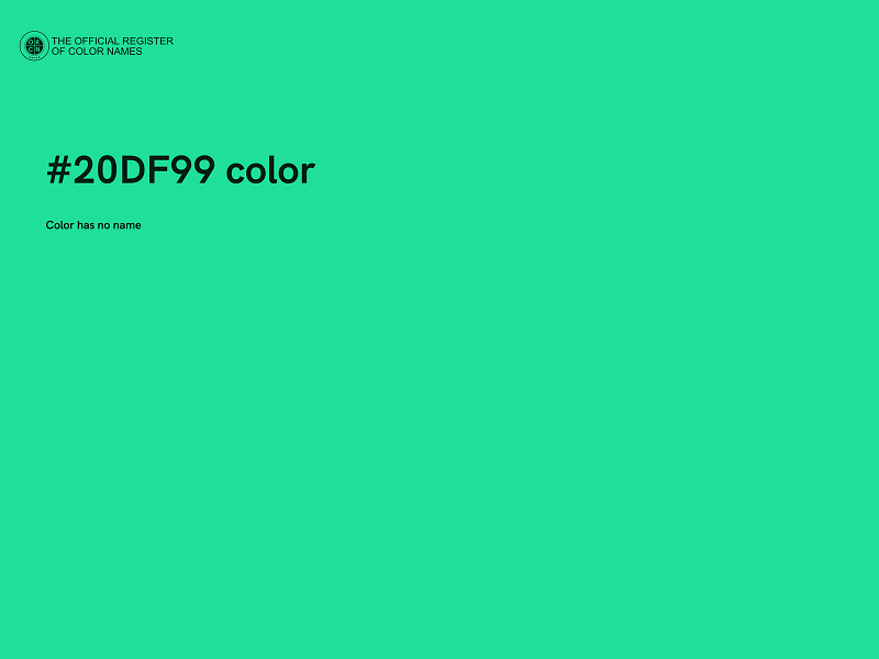 #20DF99 color image