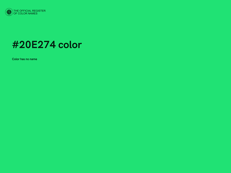 #20E274 color image