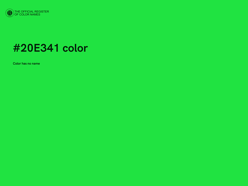 #20E341 color image