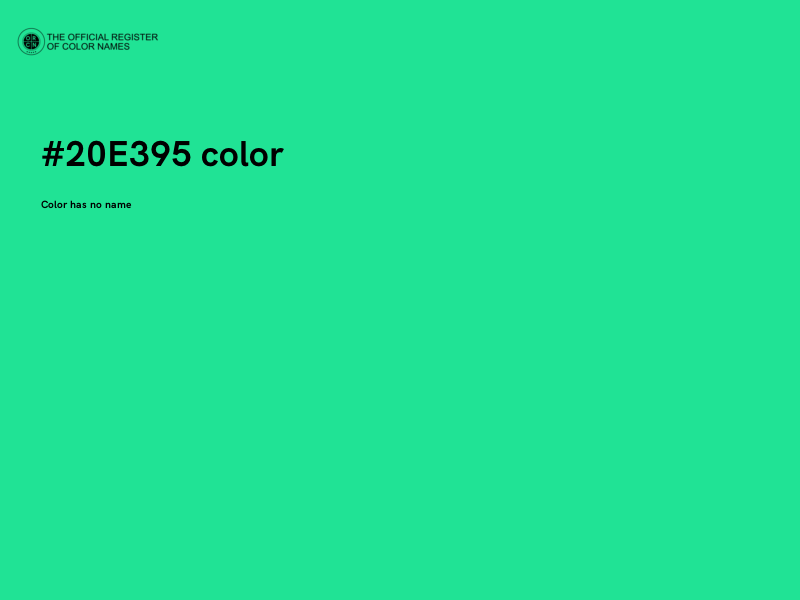 #20E395 color image