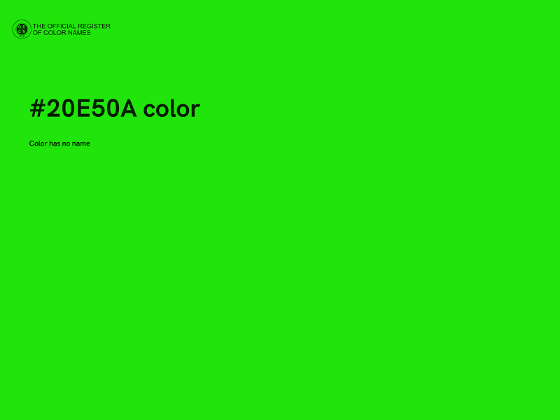 #20E50A color image