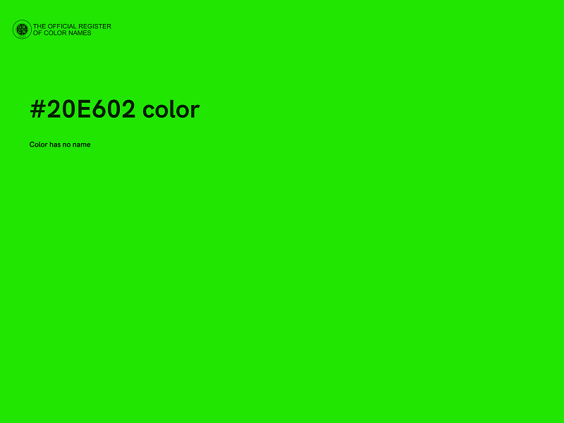 #20E602 color image