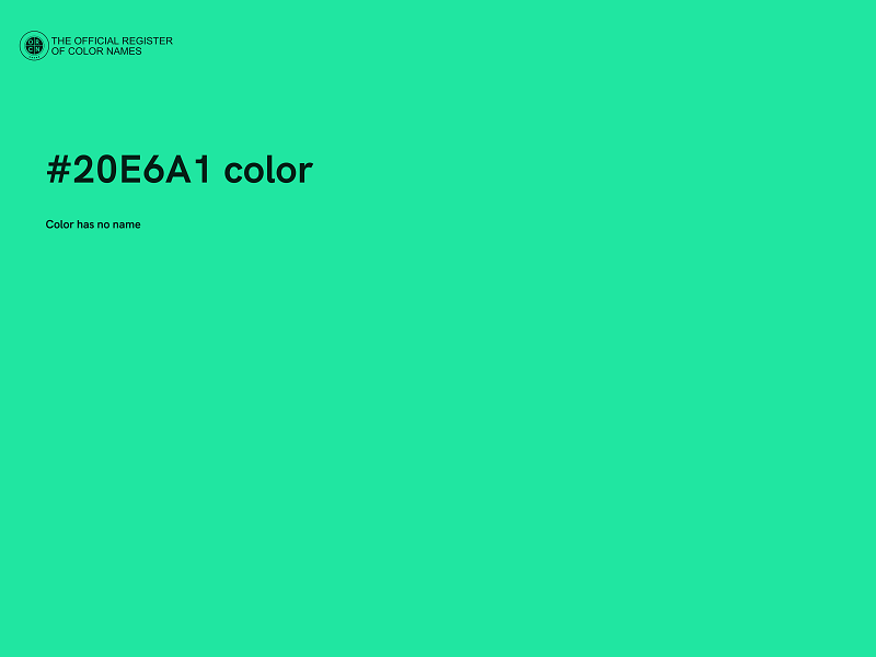 #20E6A1 color image