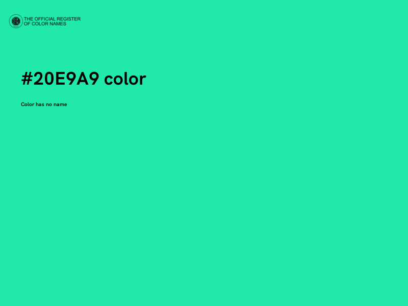 #20E9A9 color image