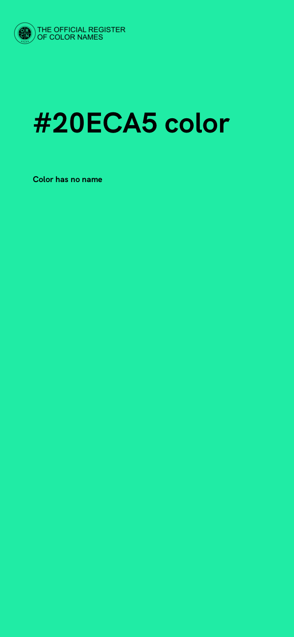 #20ECA5 color image