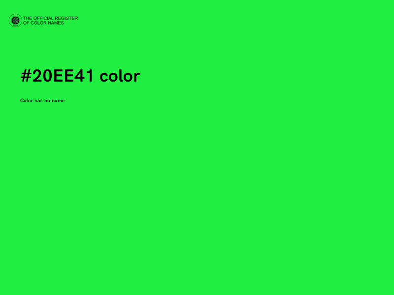 #20EE41 color image