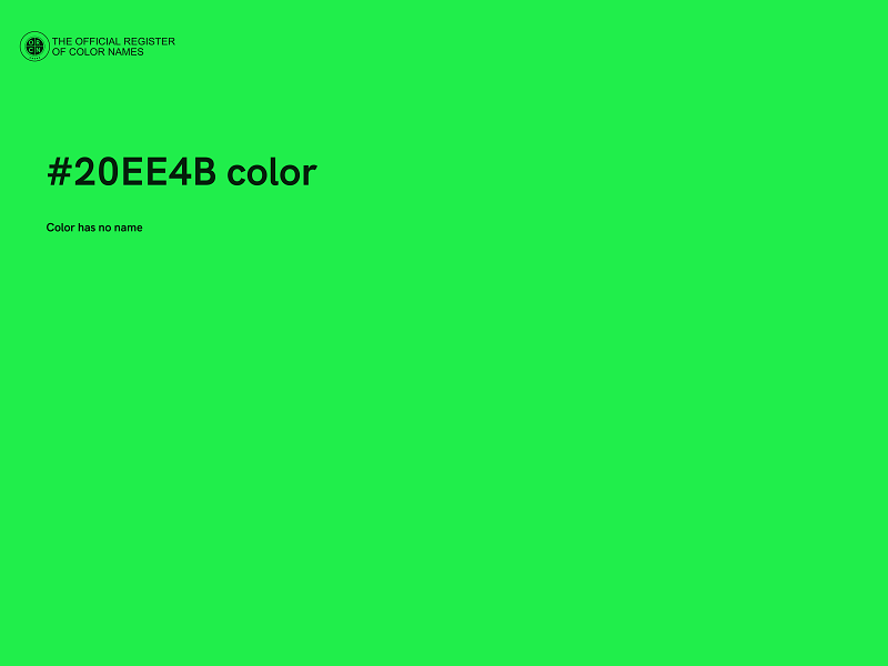 #20EE4B color image