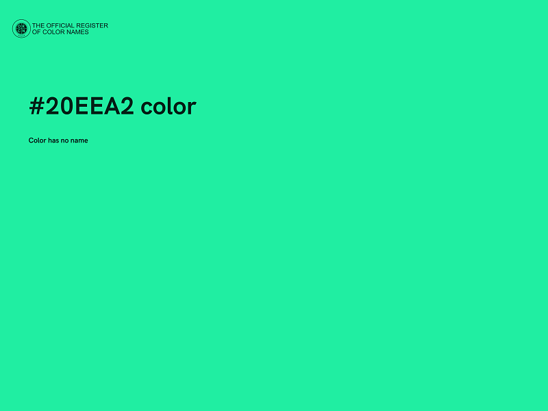 #20EEA2 color image