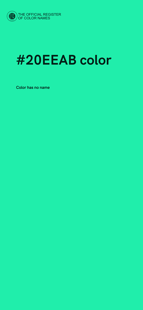 #20EEAB color image
