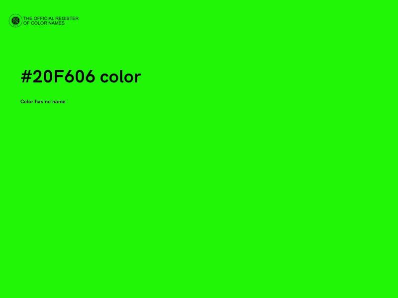 #20F606 color image