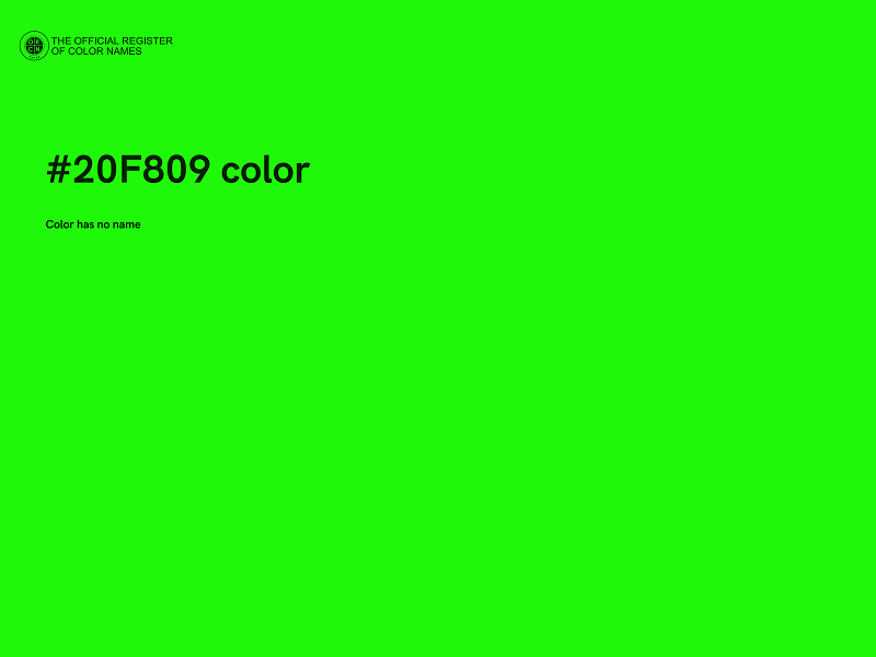 #20F809 color image