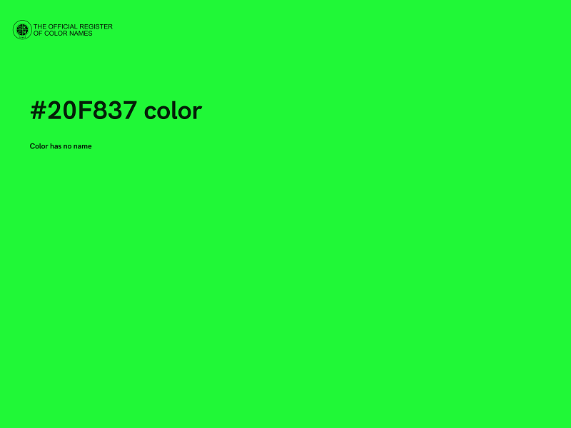 #20F837 color image