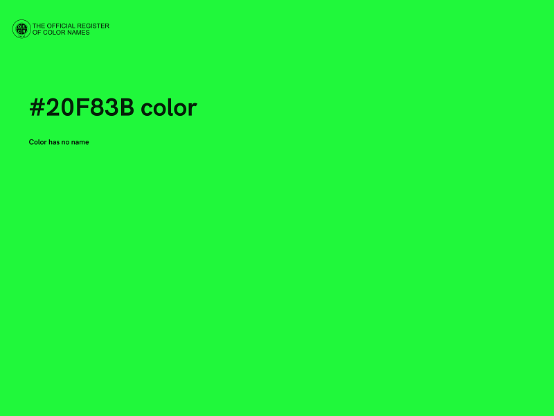 #20F83B color image