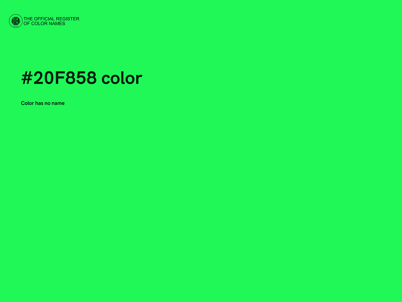 #20F858 color image