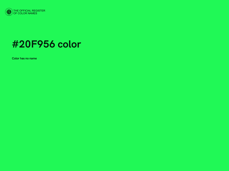 #20F956 color image