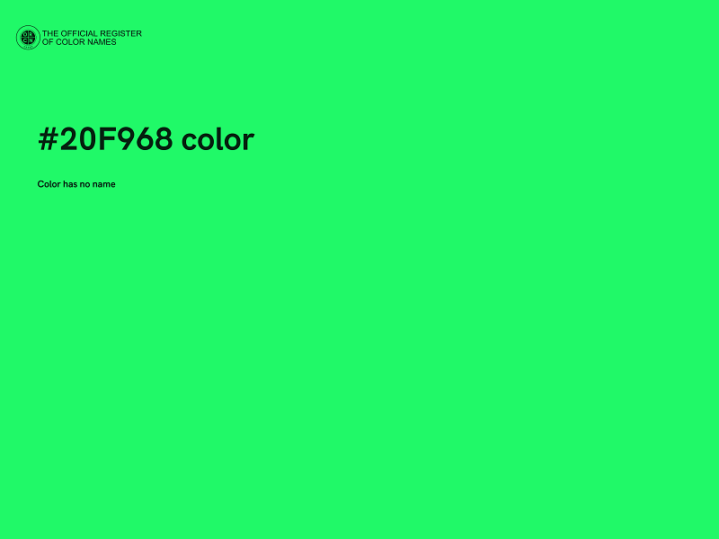 #20F968 color image