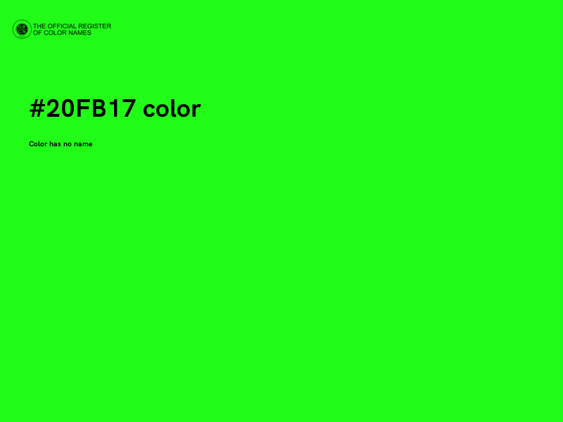 #20FB17 color image