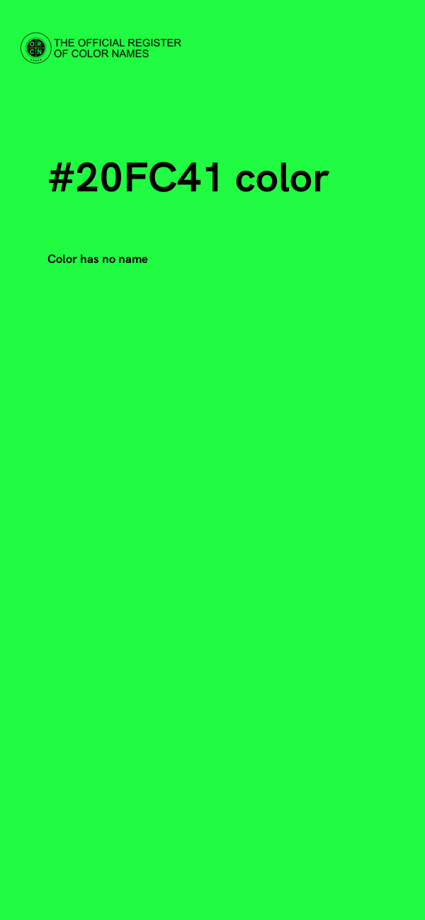 #20FC41 color image