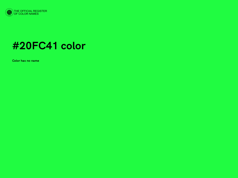 #20FC41 color image