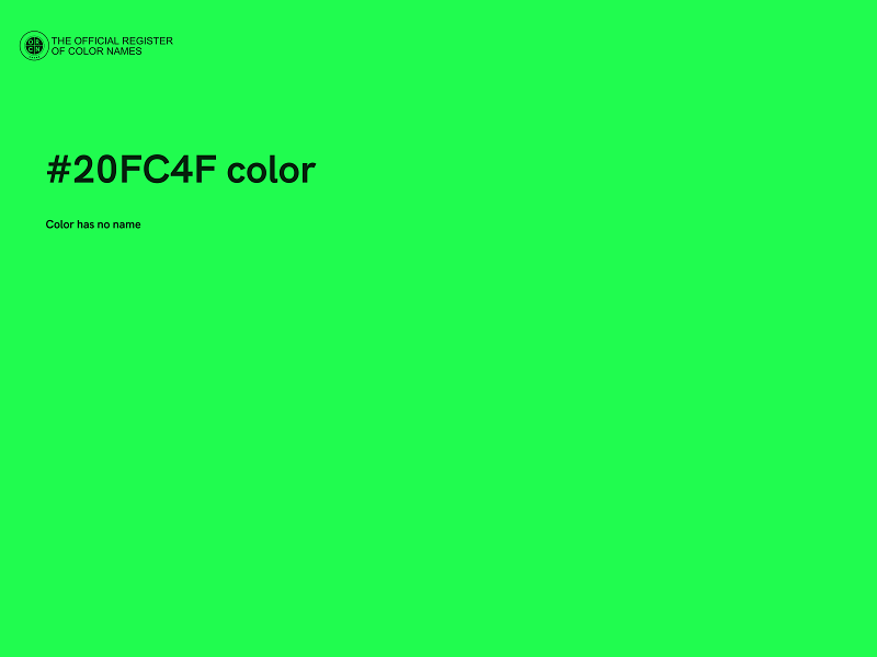 #20FC4F color image