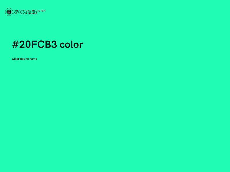 #20FCB3 color image